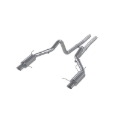 Picture of MBRP 11-14 Ford Mustang GT 5.0L Dual Split Rear Street Version T409 3in Cat Back Exhaust System