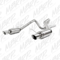 Picture of MBRP 11-14 Ford Mustang GT 5.0L Dual Split Rear Street Version T409 3in Cat Back Exhaust System