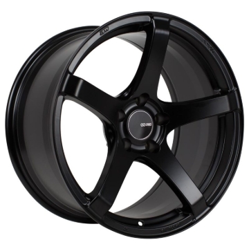 Picture of Enkei Kojin 18x9.5 45mm Offset 5x120 Bolt Pattern 72.6mm Bore Dia Matte Black Wheel