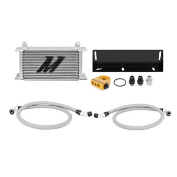 Picture of Mishimoto 79-93 Ford Mustang 5.0L Thermostatic Oil Cooler Kit - Silver