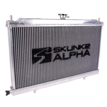 Picture of Skunk2 Alpha Series 88-91 Honda CRX/Civic Radiator (Full Size) (Dual Core) (Manual Trans.)