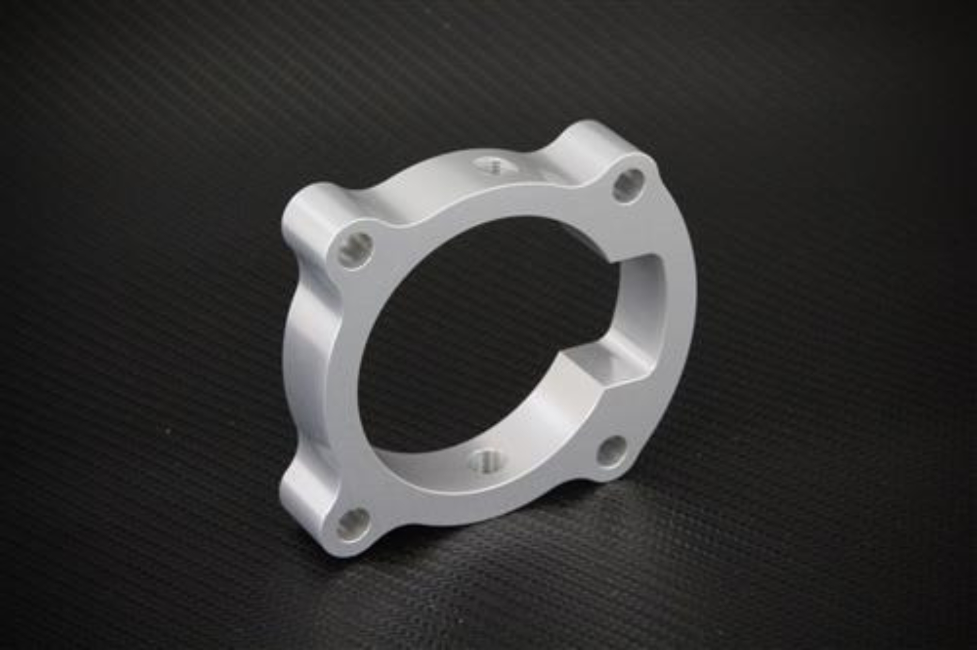 Picture of Torque Solution Throttle Body Spacer (Silver): Hyundai Genesis Coupe 2.0T 2010-2012