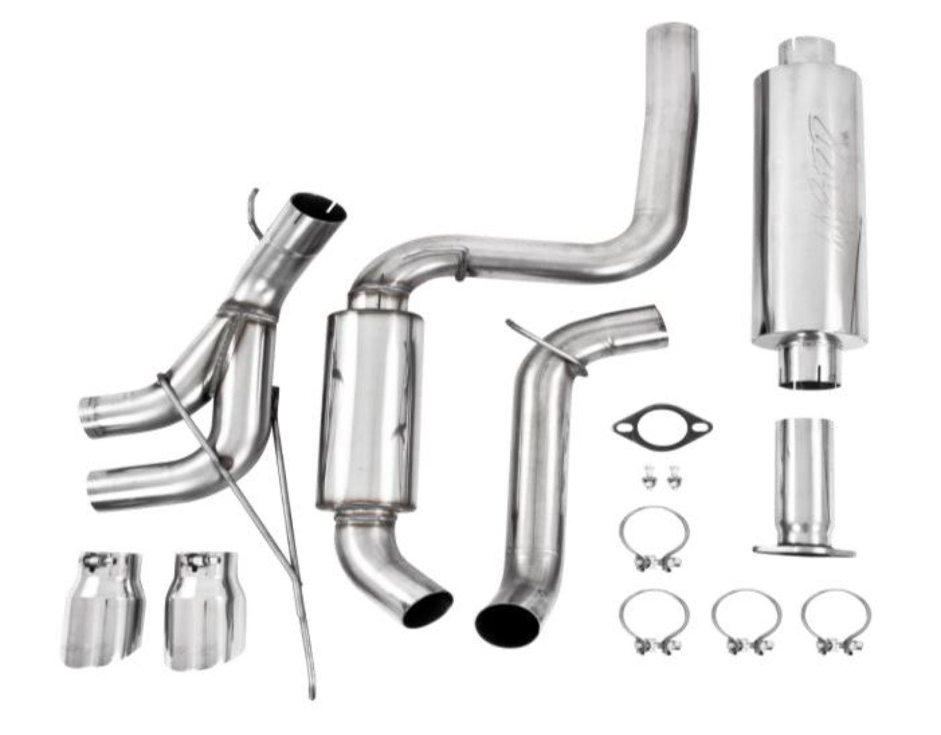 Picture of MBRP 13-14 Ford Focus ST 2.0L EcoBoost Dual Center Outlet AL 3in Cat Back