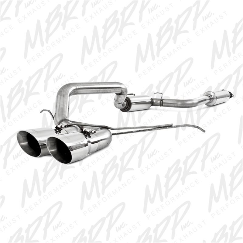Picture of MBRP 13-14 Ford Focus ST 2.0L EcoBoost Dual Center Outlet T409 3in Cat Back