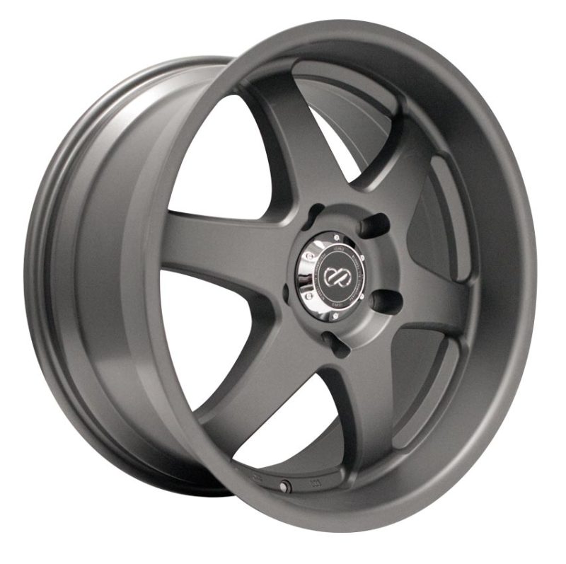 Picture of Enkei ST6 17 x 8 35mm Offset 6x139.7 Bolt Pattern 78mm Bore Dia Matte Gunmetal Wheel