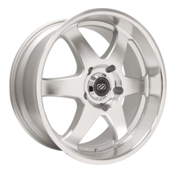Picture of Enkei ST6 17 x 8 35mm Offset 6x139.7 Bolt Pattern 78mm Bore Dia Silver Machined Wheel