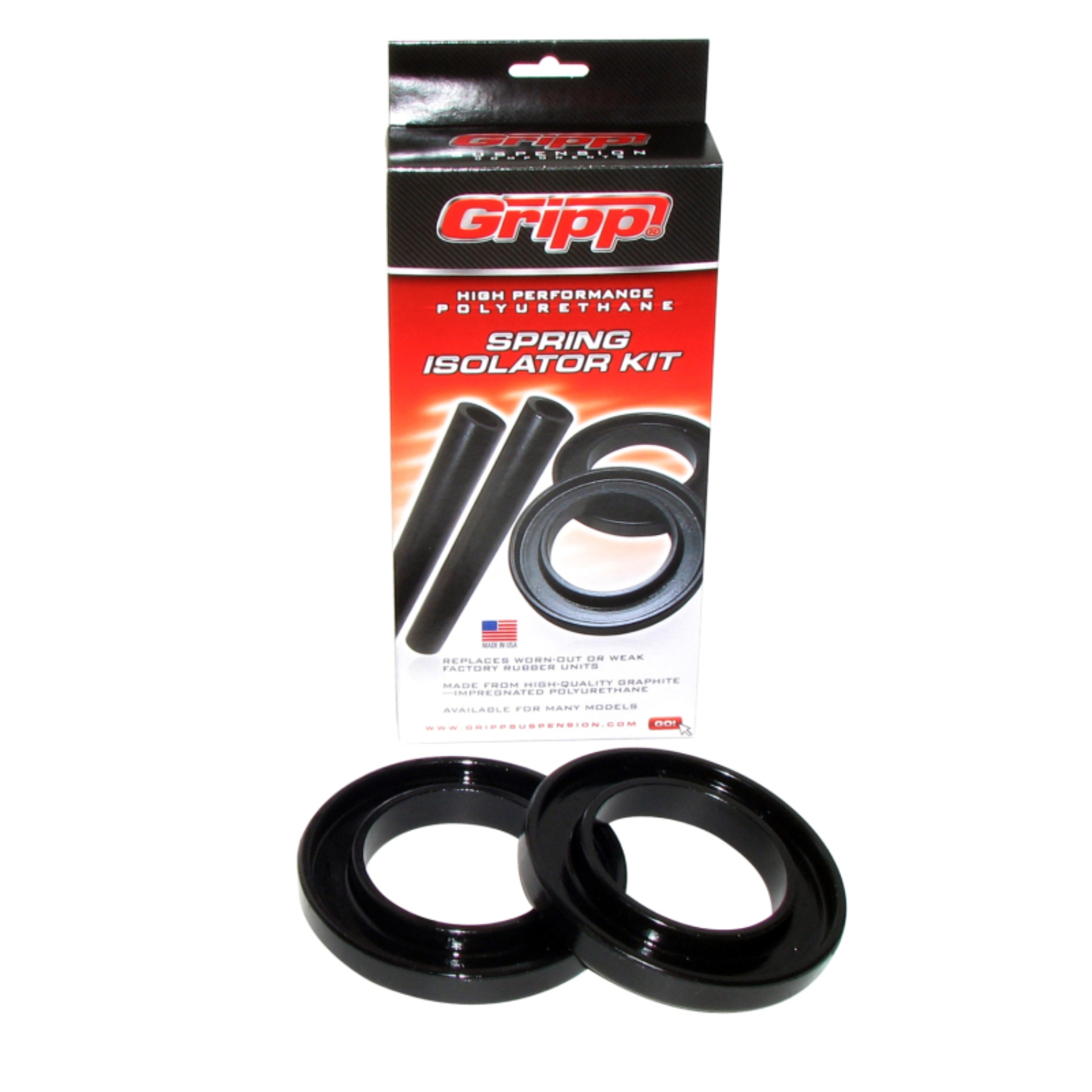 Picture of BBK 86-04 Mustang Front Spring Isolators - Polyurethane