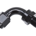 Picture of 8AN 2-Piece 90 Degree Swivel Hose End Without Socket With Black Finish
