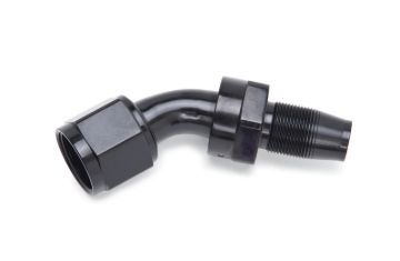 Picture of 10AN 2-Piece 45 Degree Swivel Hose End Without Socket With Black Finish
