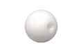 Picture of Torque Solution Delrin 50mm Round Shift Knob (White): Universal 12x1.25