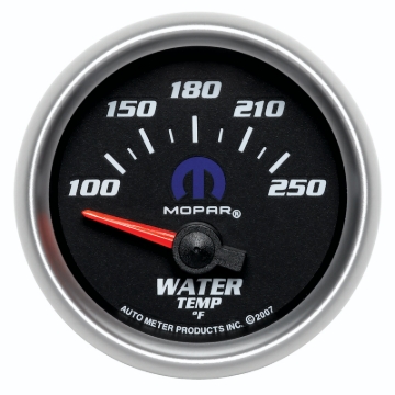 Picture of Autometer Mopar 52.4mm SSE 100-250 Degree F Water Temperature Gauge