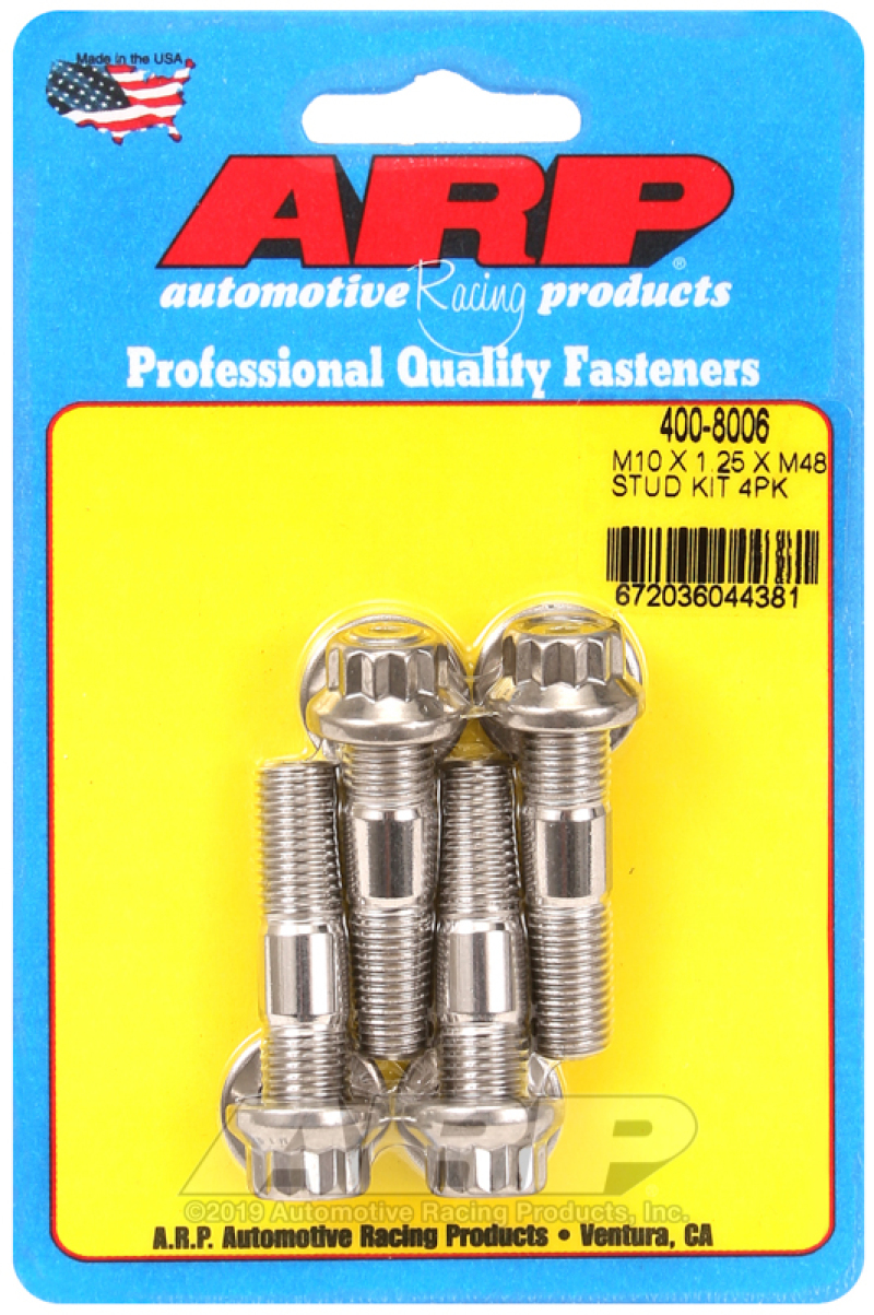 Picture of ARP Stainless Steel Accessory Studs Hardware Kits - 400-8006