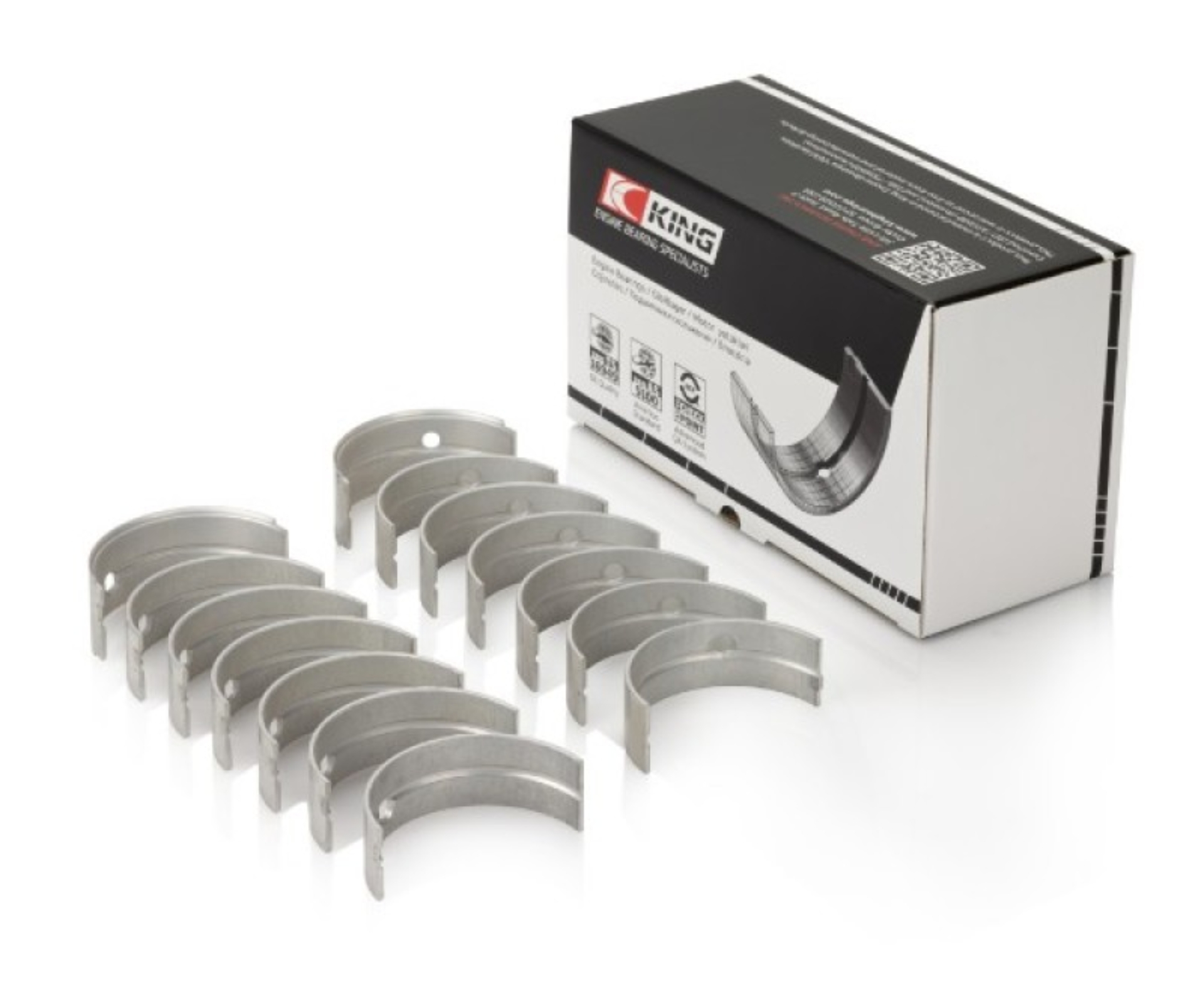 Picture of King Engine Bearings Toyota 2M/4M/5ME/5MGE/7MGE/7MGTE (Size +0.75) Main Bearing Set