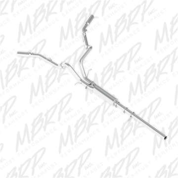 Picture of MBRP 14 Chevy/GMC 1500 Silverado/Sierra 4.3L V6/5.3L V8 Dual Split Side Alum 3in Cat Back Exhaust