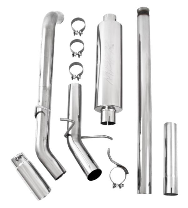 Picture of MBRP 14 Chevy/GMC 1500 Silverado/Sierra 4.3L V6/5.3L V8 Single Side Exit T409 3in Cat Back Exhaust