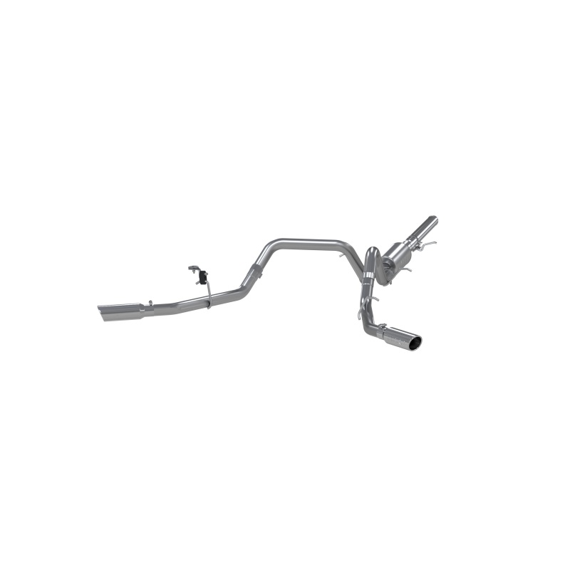 Picture of MBRP 14 Chevy/GMC 1500 Silverado/Sierra 4.3L V6/5.3L V8 Dual Split Side Alum 3in Cat Back Exhaust