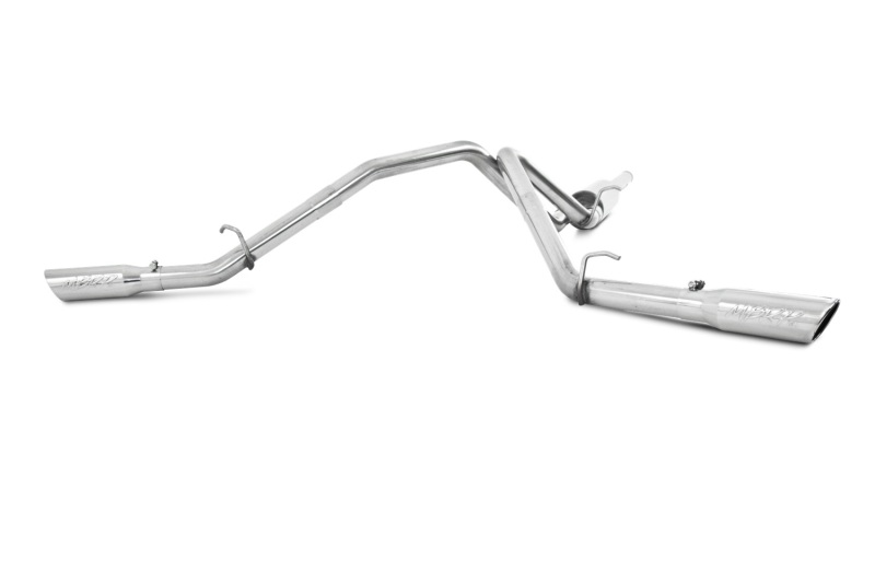 Picture of MBRP 14 Chevy/GMC 1500 Silverado/Sierra 4.3L V6/5.3L V8 Dual Split Side T409 3in Cat Back Exhaust