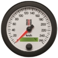 Picture of Autometer Stack Instruments 88MM 0-260 KM/H Programmable Speedometer - White