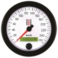Picture of Autometer Stack Instruments 88MM 0-260 KM/H Programmable Speedometer - White