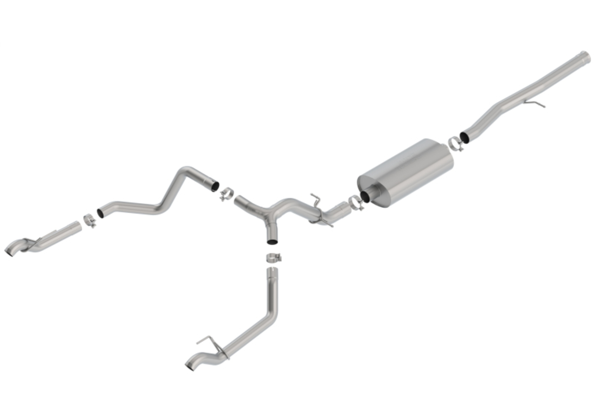 Picture of Borla 19 Chevrolet Silverado/GMC Sierra 1500 6.2L SS Touring Catback Exhaust