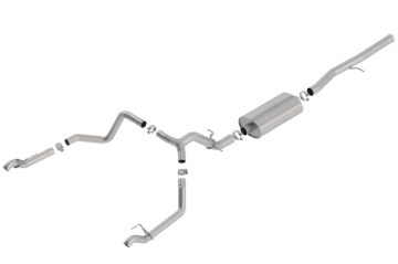 Picture of Borla 19 Chevrolet Silverado/GMC Sierra 1500 6.2L SS Touring Catback Exhaust