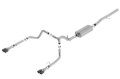Picture of Borla 19 Chevrolet Silverado/GMC Sierra 1500 6.2L SS Touring Catback Exhaust - Black Chrome Tips