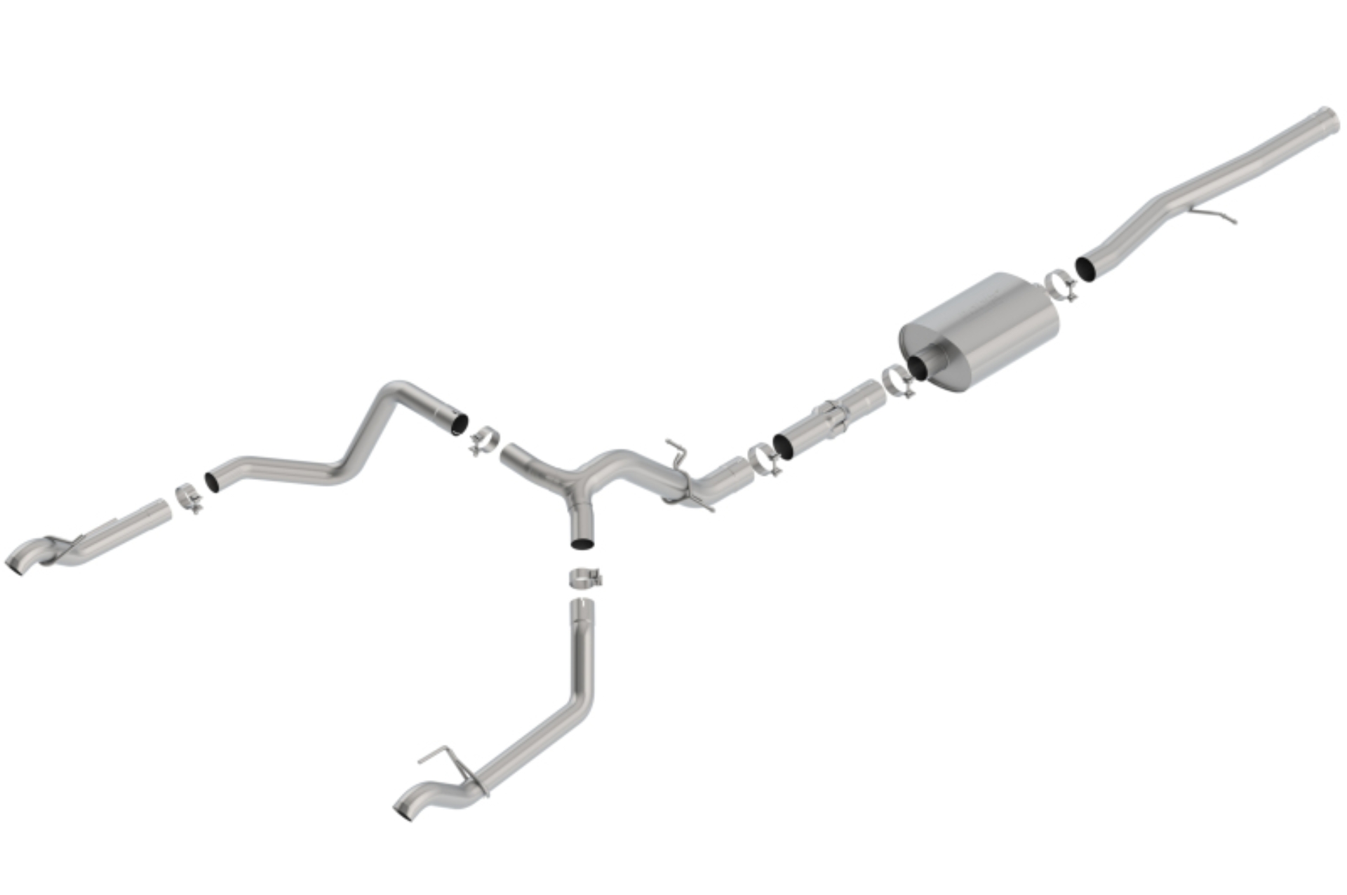 Picture of Borla 19 Chevrolet Silverado/GMC Sierra 1500 6.2L SS ATAK Catback Exhaust w/ Factory Tips