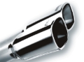 Picture of Borla 19 Chevrolet Silverado/GMC Sierra 1500 6.2L SS (S-Type) Catback Exhaust - Square Chrome Tips