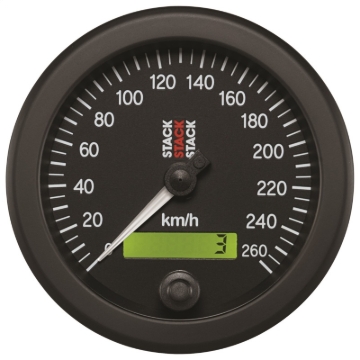 Picture of Autometer Stack 88mm 0-260 KM/H Electronic Speedometer - Black