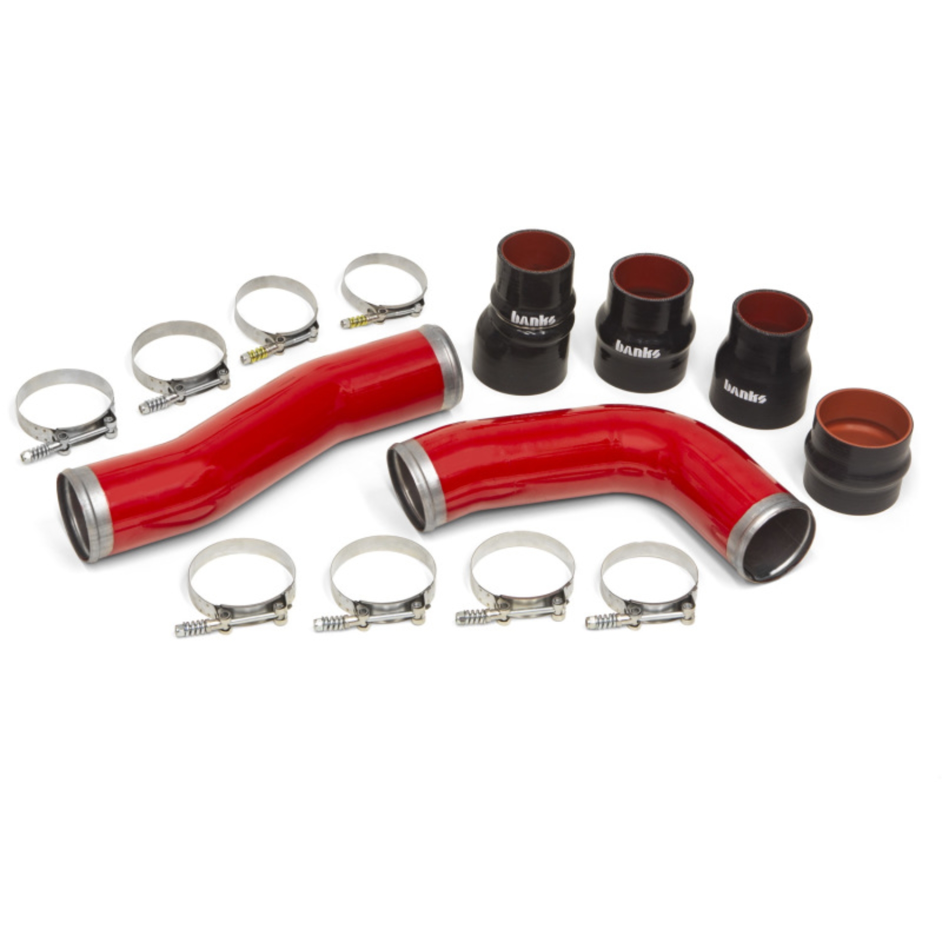 Picture of Banks Power 10-12 Ram 6.7L Diesel OEM Replacement Cold Boost Tubes - Red