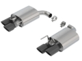Picture of Borla 18-19 Ford Mustang GT 5.0L AT/MT 2.5in S-Type Axle Back Exhaust w/ Valves - Black Chrome Tips