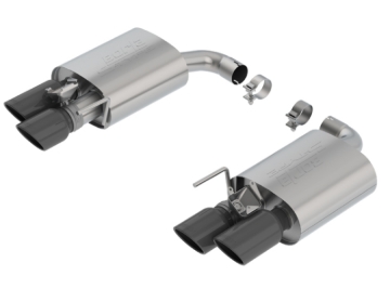 Picture of Borla 18-19 Ford Mustang GT 5.0L AT/MT 2.5in S-Type Axle Back Exhaust w/ Valves - Black Chrome Tips