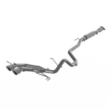 Picture of MBRP 13-18 Hyundai Veloster Turbo 2.5in T304 w/ 4in. OD Tips - Cat Back Dual Exit