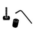 Picture of Thule Adapter Kit - T-Track Accessory Kit for All Thule Aluminum Bars - Black