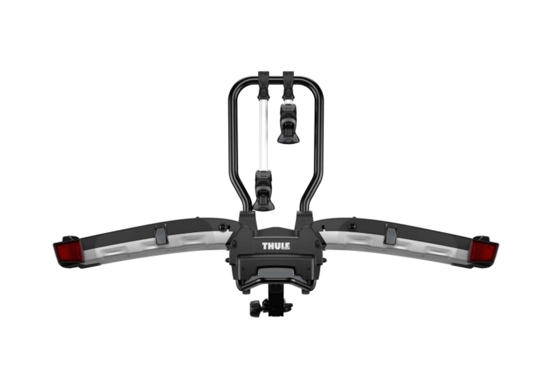Picture of Thule EasyFold XT 2 - Fully Foldable Platform Hitch Bike Rack (Up to 2 Bikes) - Black/Silver