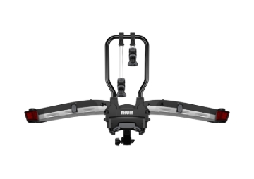 Picture of Thule EasyFold XT 2 - Fully Foldable Platform Hitch Bike Rack (Up to 2 Bikes) - Black/Silver