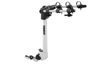 Picture of Thule Helium Pro 3 - Hanging Hitch Bike Rack w/HitchSwitch Tilt-Down (Up to 3 Bikes) - Silver