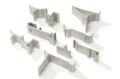 Picture of Thule HideAway Awning Roof Mount Adapter for Mercedes Sprinter (w/o OE Track) - Silver