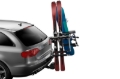 Picture of Thule Tram Ski/Snowboard Rack (Req. Thule Hanging Hitch Bike Rack to Mount) - Black/Silver