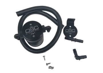 Picture of J&L 96-98 Ford Mustang SVT Cobra Driver Side Oil Separator 3.0 - Black Anodized