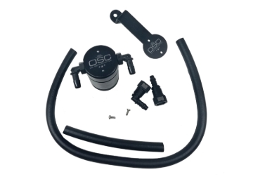 Picture of J&L 05-10 Ford Mustang GT/Bullitt/Saleen Passenger Side Oil Separator 3.0 - Black Anodized