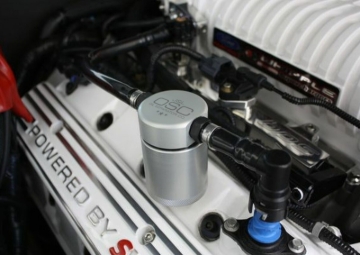 Picture of J&L 07-14 Ford Mustang GT500 Passenger Side Oil Separator 3.0 - Clear Anodized