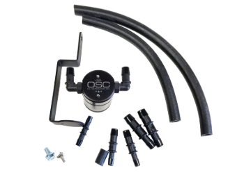 Picture of J&L 99-04 Ford Mustang GT Passenger Side Oil Separator 3.0 - Black Anodized