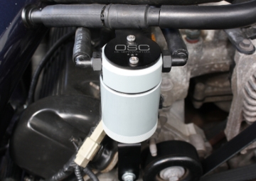 Picture of J&L 99-04 Ford Mustang GT Passenger Side Oil Separator 3.0 - Clear Anodized