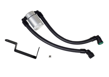 Picture of J&L 13-19 Ford Explorer Sport EcoBoost V6 Passenger Side Oil Separator 3.0 - Clear Anodized