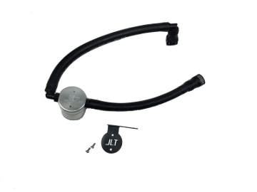 Picture of J&L 15-25 Ford Transit 150/250/350 3.5L EcoBoost Passenger Side Oil Separator 3.0 - Clear Anodized