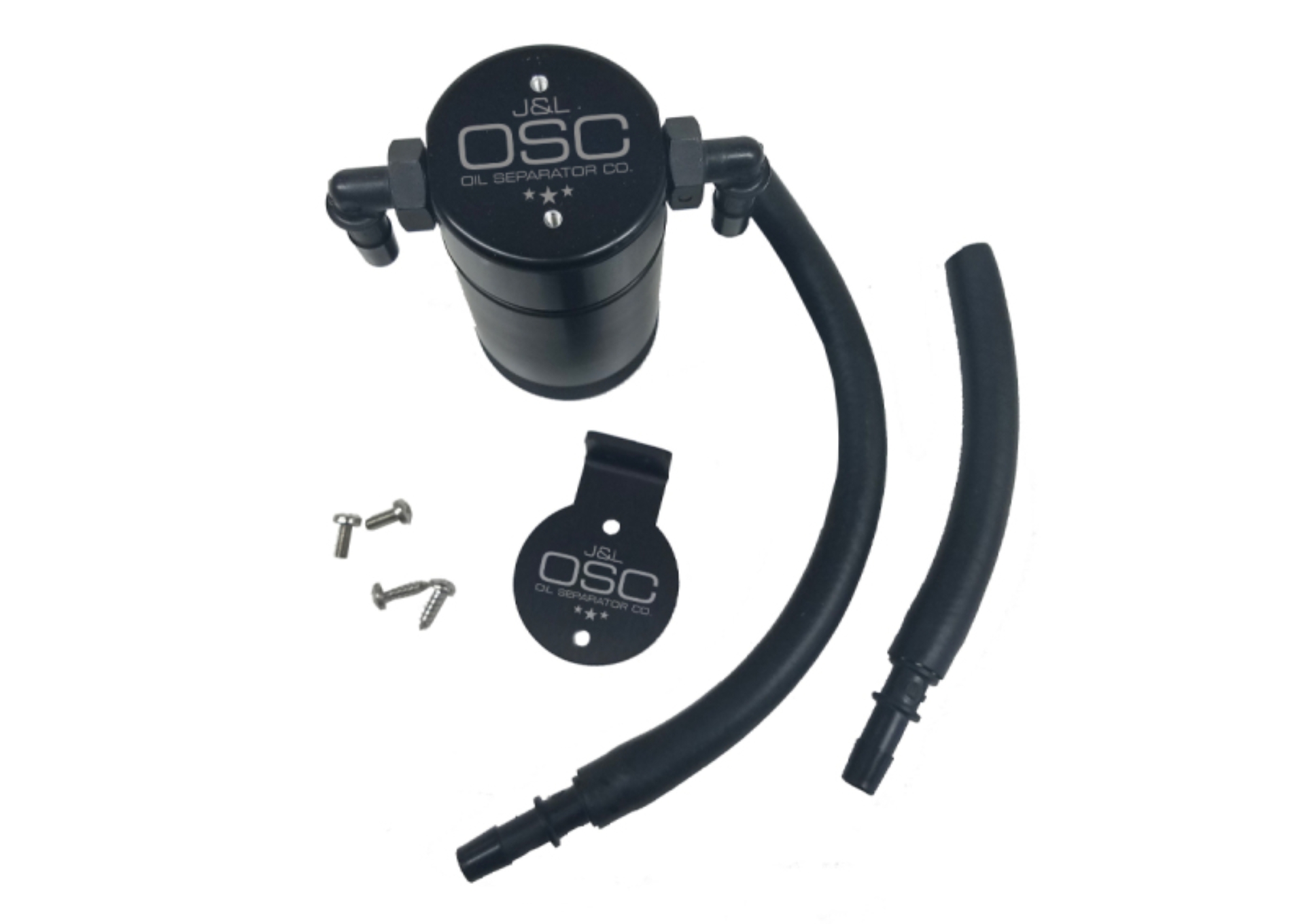 Picture of J&L 99-04 Ford Lightning Passenger Side Oil Separator 3.0 - Black Anodized