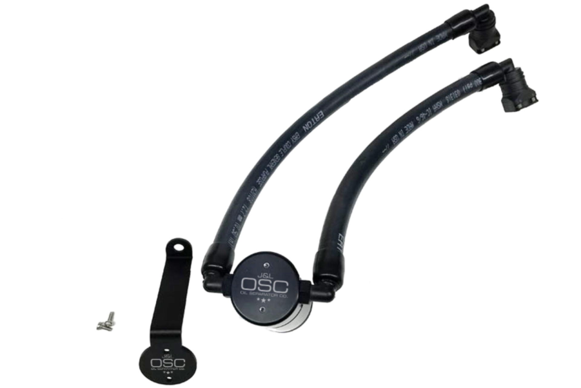 Picture of J&L 2015-2024 Ford Edge Sport/ST Passenger Side Oil Separator 3.0 - Black Anodized