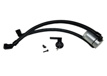 Picture of J&L 11-14 Ford F-150/Ford F-150 Raptor 6.2L Passenger Side Oil Separator 3.0 - Clear Anodized
