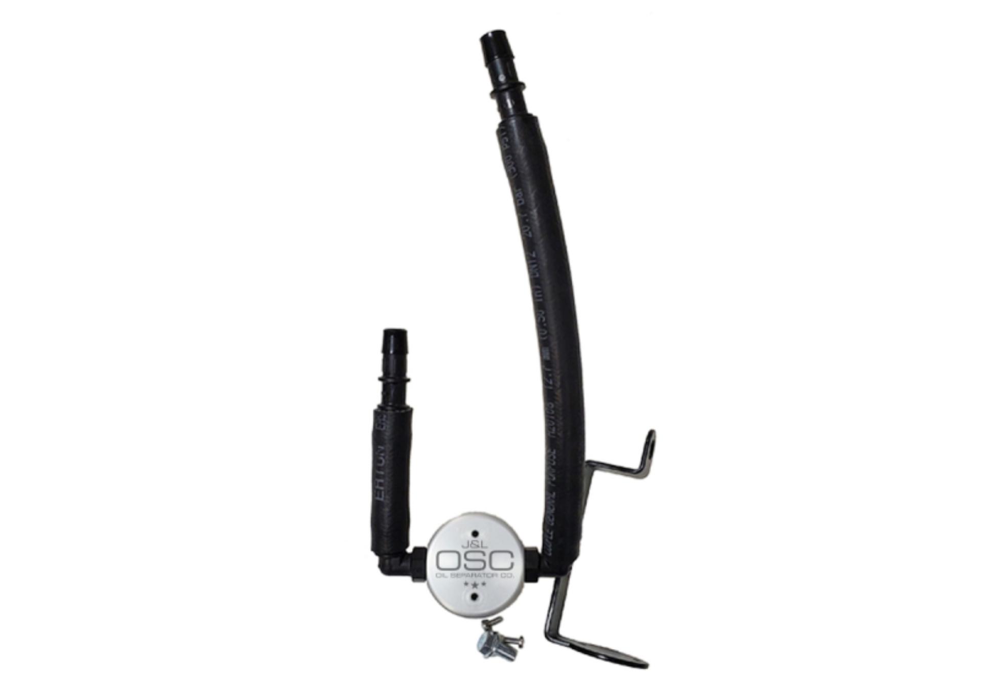 Picture of J&L 05-23 Dodge Charger 5.7L Hemi Passenger Side Oil Separator 3.0 - Clear Anodized